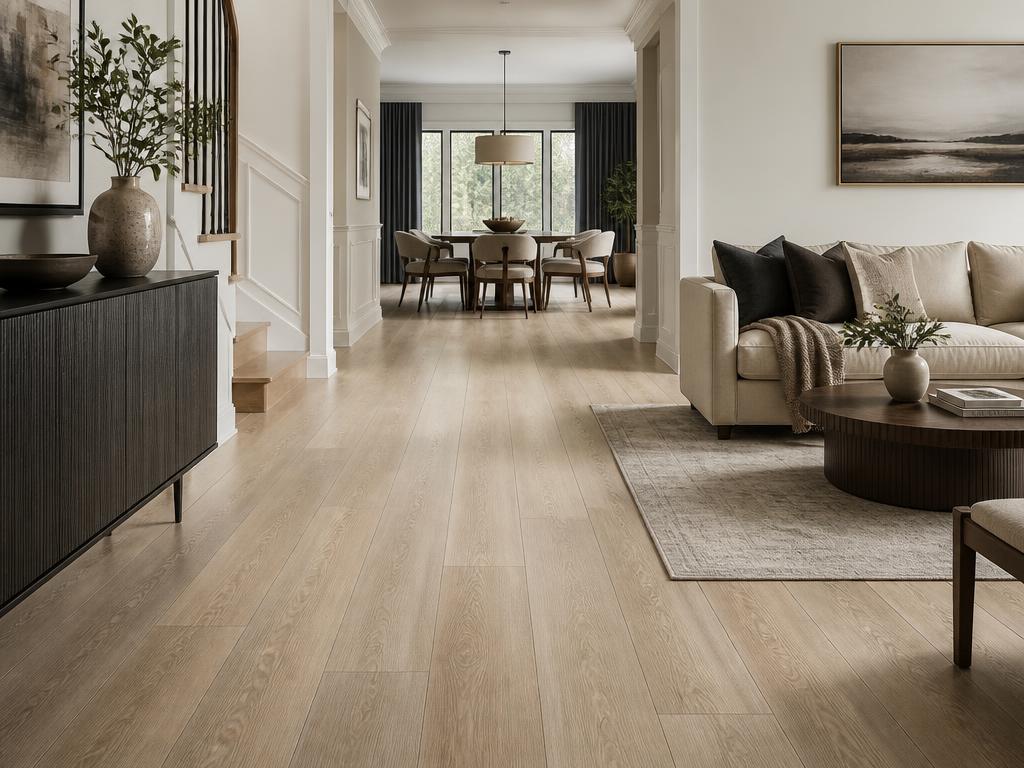 Luxury Vinyl flooring in a luxury Georgia home